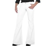 Pantalon À Pattes D'éléphant Homme Vintage - Évasé Disco Des Années 70 Slim Cargo Casual Chic Coupe Ajustée - Pantalon De Travail