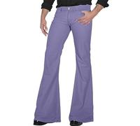 Pantalon À Pattes D'éléphant Homme Vintage - Évasé Disco Des Années 70 Slim Cargo Casual Chic Coupe Ajustée De Travail