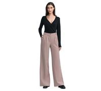 Pantalon Ã plis femme Nife Wide Leg Beige 38