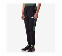 Kappa ABUNSZIP Pro 8 Red Star Pants, Black/Green DK, XXL Mixte