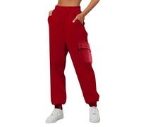Pantalon Ado Fille Baggy Femme Été Léger Blanc Pantacourt Grande Taille Elastique Cargo Extensible Fluide pour Randonnée Hiver Thermique Pantalons