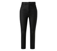 Pantalon ajusté skinny enduit aspect cuir femme QS Noir 32