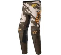 Alpinestars Racer Tactical Pantalon de motocross jeunesse, beige, taille 24