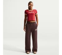 Pantalon ample à taille haute Nike Phoenix Fleece pour femme Light Chocolate S (FR 38-40)