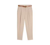 Pantalon ample avec ceinture femme Tom Tailor Beige 36x28