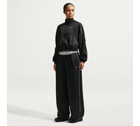 Pantalon ample en satin à taille mi-haute Nike pour femme Noir/Sail XS (FR 34-36)