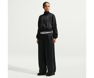 Pantalon ample en satin à taille mi-haute Nike pour femme Noir/Sail XS (FR 34-36)