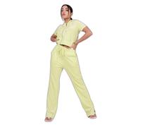 Pantalon ample en velours femme Project X Paris Jaune XS
