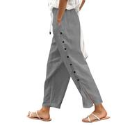 Pantalon Ample Jambes Larges pour Femme,Droite Palazzo Taille Haute de randonnée Slim Loisirs Long Mode Tendance avec Coupe Idéal Le Sport et la Vie Quotidienne