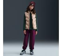 Pantalon ample Nike Club Fleece pour ado Bordeaux/Bordeaux/Blanc XS