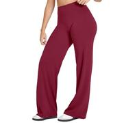 Pantalon Ample Vert Simili Boyfriend Élastique Évasé Portefeuille Bordeaux Jersey Français Extra Voyager Électrique Complet Belle Chevilles Magasin Troue Us Polaires Galbant