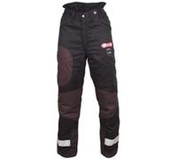 Oregon Yukon Pantalon de Protection pour Tronçonneuse Type A Classe 1 (20 m / s) pour Tronçonnage, Couleur Noir, Taille M (FR 42-44)