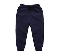 Pantalon arqué chaud pour fille - Pantalon d'hiver pour bébé - Solide - Pantalon ample pour garçon - Pantalon de jogging