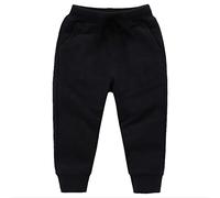 Pantalon arqué chaud pour fille - Pantalon d'hiver pour bébé - Solide - Pantalon ample pour garçon - Pantalon de jogging