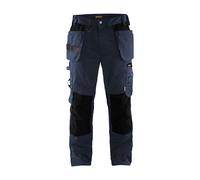Blaklader 15551860 Pantalon d'artisan, Marine noire/Noir, taille D88