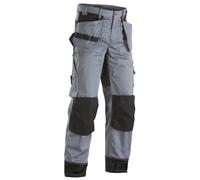 Pantalon Artisan bicolore poches libres-Gris-Noir-T 50