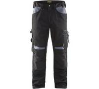 Pantalon artisan BLAKLADER Sans poches flottantes T.44 - NOIR/GRIS CLAIR - 155618609994-44