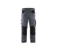 Blaklader 15561860 Pantalons sans poches à clous, Gris/noir, taille C62