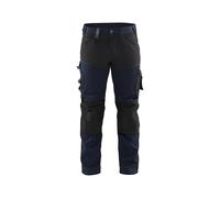 Pantalon artisan Blaklader stretch 1799 noir et bleu marine - 179918608699C 50