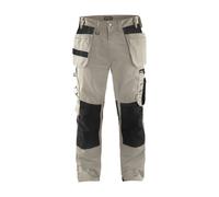 Pantalon artisan Blåkläder 1555 Beige/Noir Blaklader - 155518602799C 48