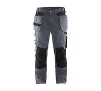 Blaklader 15551860 Pantalon d'artisan, Gris/noir, taille C46