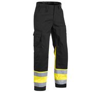 Pantalon artisan haute visibilité Blåkläder 1564 Noir/Jaune fluo Blaklader - 156418119933C 56