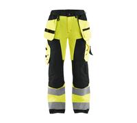 Pantalon artisan haute-visibilité femme Blåkläder 7156 Jaune fluo/Noir Blaklader - 715618113399C 52