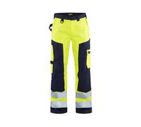 Pantalon Artisan Multinormes Jaune-Fluo/Marine 15781514 - Taille au choix