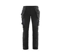 Pantalon artisan stretch 4D femme Blåkläder 7192 Noir/Gris foncé Blaklader - 719216459998C 34