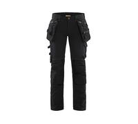 Pantalon artisan stretch 4D polyvalent noir femme 71981644 - Taille au choix