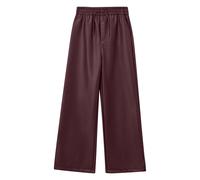Pantalon aspect cuir Ã jambes larges et taille Ã©lastique fille s.Oliver Rouge 16 ans