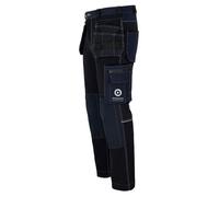 Pantalon Avacore, stretch, cordura, noir et bleu marine, Avaflex 46