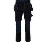 Pantalon Avacore, stretch, cordura, noir et bleu marine, taille 52, Avaflex