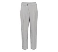 Pantalon avec bouton femme KAFFE Merle 7/8 Gris 42