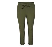 Pantalon avec ceinture femme KAFFE Curve Jia Vert 56