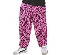 Pantalon rose années 80 - WIDMANN - XL - Carnaval - Rock - Disco