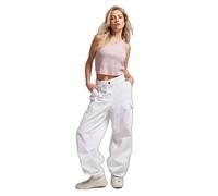 Pantalon baggy parachute femme Superdry Blanc S/M
