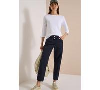 Pantalon Barrel Leg taille mi-haute