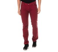 Pantalon bas long coupe droite AGH0025 homme-Rayures rouge-noir 36