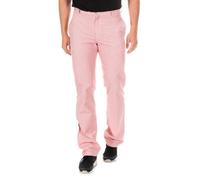 Pantalon bas long droit homme BGH0207-Rayures rouges blanches-fines 40