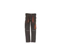 Planam Pantalon Basalt Junior Garçon Olive/Orange Taille 86/92 (2 ans)