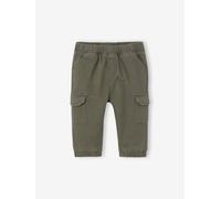 Pantalon battle bébé en sergé olive 3M(60CM)