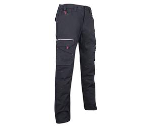 Pantalon battle canvas élasthanne BASALTE NOIR - LMA LEBEURRE - 1425 42