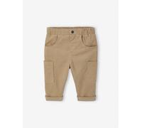 Pantalon bébé coupe battle en velours doublé kaki 18M(81CM)