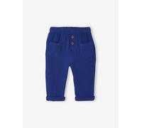 Pantalon bébé garçon gaze de coton marine 3M(60CM)