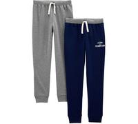 Pantalon Bébé Garçon - Simple Joys by Carter's - Lot de 2 - 100% Coton - Confortable et Athlétique 12 mois