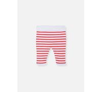 Pantalon Bébé Marinière Blanc/coquelicot 0/1M(50/54)
