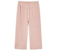 Pantalon bébé - vidaXL - Velours côtelé - Rose clair - Taille élastique - Coupe droite 18-24 mois