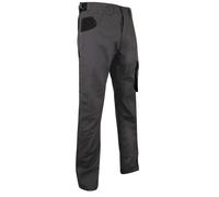 Pantalon Ciment 300gr Sans poche genoux LMA Gris nuit / Noir - T.44 - 1266 T44