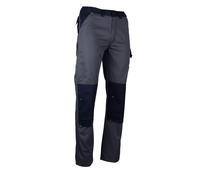 Pantalon bicolore SULFATE multipoches gris/noir T50 - LMA LEBEURRE - 1622